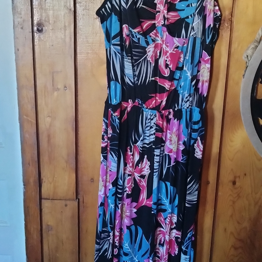 Floral Black Jumpsuit